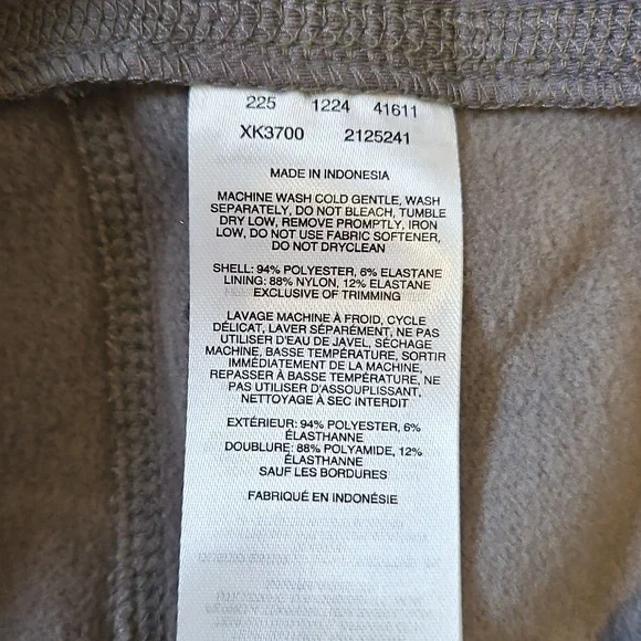 NEW! Columbia Gray Fleece Lined Pants Size L - Picture 10 of 11